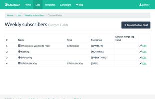 Mailtrain screenshot 3