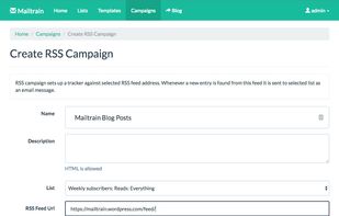 Mailtrain screenshot 2
