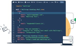 Email API/SMTP that does the job: reaches recipients’ inboxes just in time.?
Email infrastructure that ensures high deliverability by default.