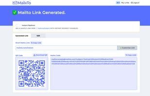 Mailto QR Code Generator