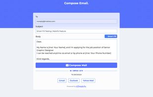 Mailto Code Generator - Smart Fill