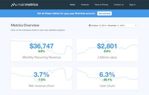 Mainmetrics screenshot 1