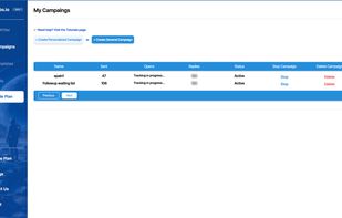 CREATE AND TRACK CAMPAIGNS