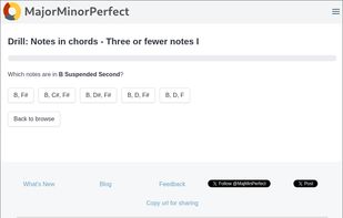 Music knowledge drills