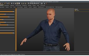 MakeHuman screenshot 1