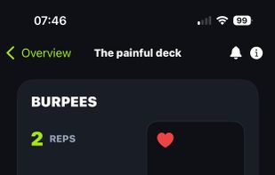 Deck of Cards Workout