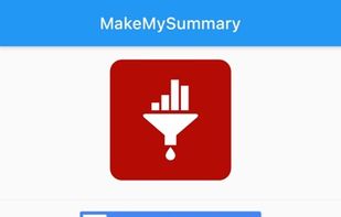 MakeMySummary screenshot 1