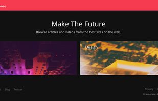 Main page of Makerade.com