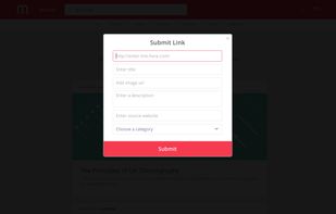 Submit a link for review on makerade.com