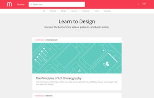 Design section of makerade.com