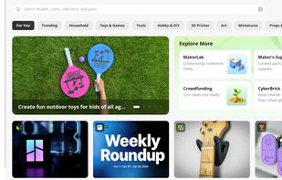 Makerworld homepage