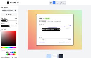 add text, change text color and background