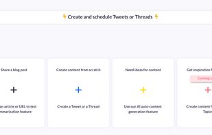 Schedule posts & auto-generation content