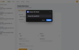 Customize macros with popup inputs