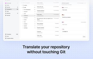 Translate your repository without touching Git