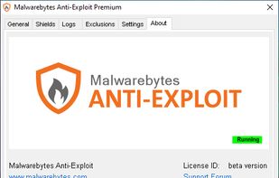 Malwarebytes Anti-Exploit Beta screenshot 1