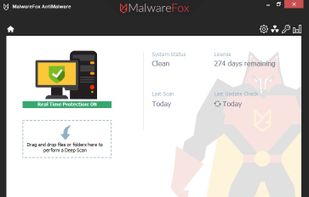 Main Window - MalwareFox
