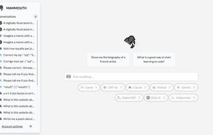 Mammouth AI screenshot 1