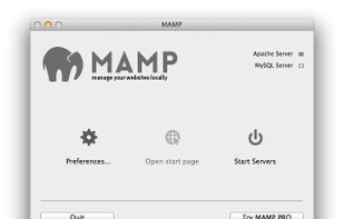 MAMP screenshot 1