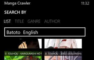 Manga Crawler screenshot 1