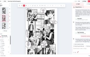 Create manga by chatting with an AI Agent.
