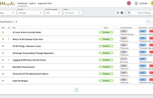 Manga Tracker List Mode