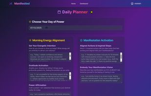 Manifestied Daily Planner