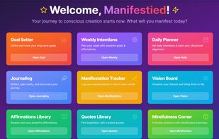 Manifestied Dashboard