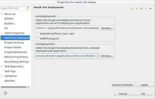 manik-hot-deploy screenshot 1
