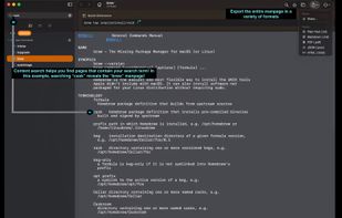 ManPage screenshot 1