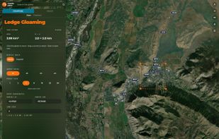 Satellite view: place an area anywhere on Earth and see its price before you buy.