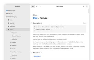 Manuals screenshot 1