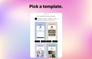 Pick a ready made design.