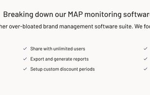 MAP Policy Partners focuses solely on Minimum Advertised Price monitoring