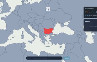 Mapguesser in the mapgessing mode