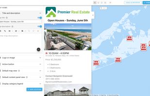 Mapme editor screenshot