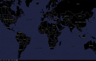 MapSCII screenshot 1