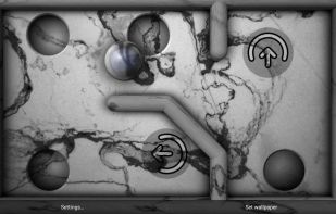 Marble Maze Wallpaper Game screenshot 1