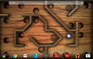 Marble Maze Wallpaper Game screenshot 2