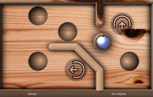 Marble Maze Wallpaper Game screenshot 1