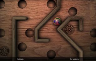 Marble Maze Wallpaper Game screenshot 3