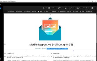Marble Responsive Email Designer screenshot 1