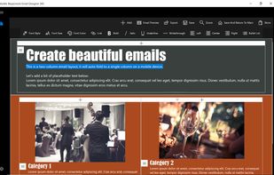 Marble Responsive Email Designer screenshot 1