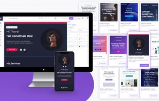 Marcom Robot Landing Page Builder screenshot 1