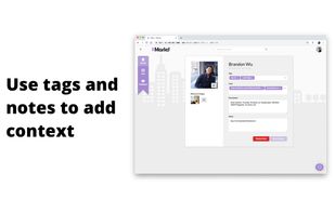 Edit individual's information. Adding tags, notes, reference images. 