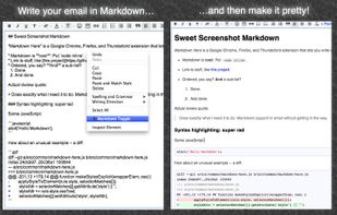Markdown Here screenshot 3