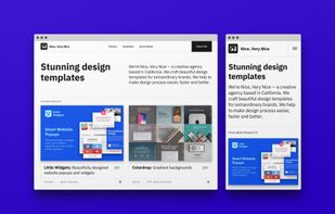 Website template to sell digital products.