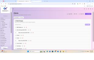 The MarketMosaicPro dashboard menu provides quick access to clients, deals, listings, team management, follow-ups, calendar, campaigns, email branding, signup forms, expenses, invoices, mileage, projects, and social media tools. Everything is organized in one streamlined navigation panel to manage your business efficiently from a single platform.