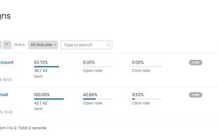 Marketomail screenshot 2