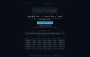 MarketParquet screenshot 1